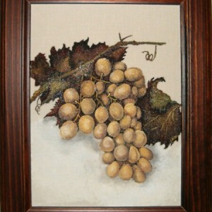 quadretto su lino