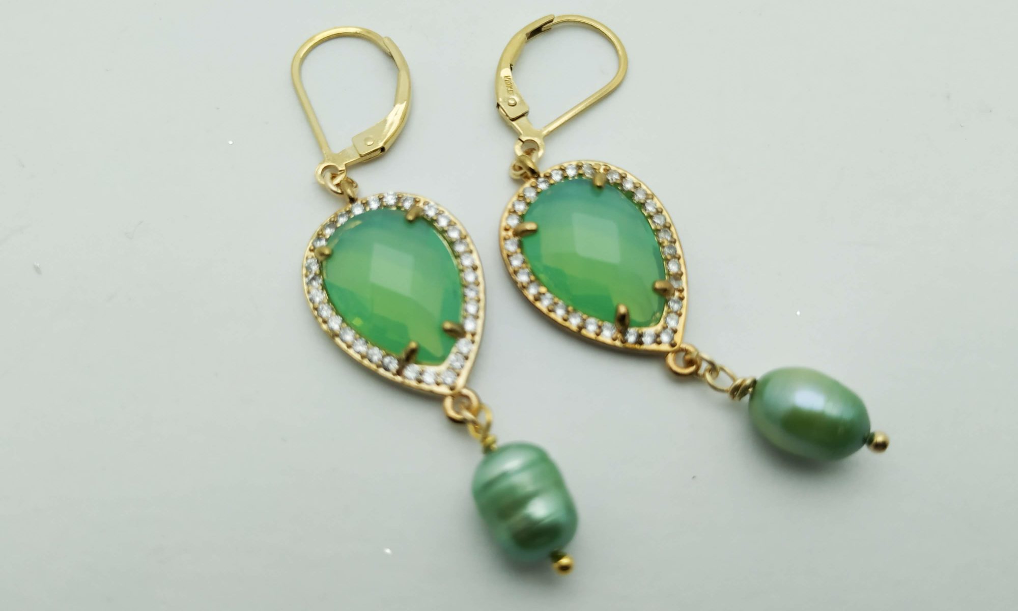 orecchini verde