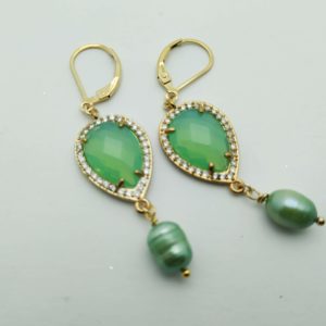 orecchini verde