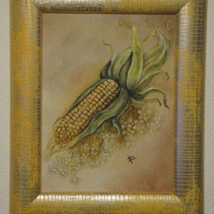 quadretto su lino