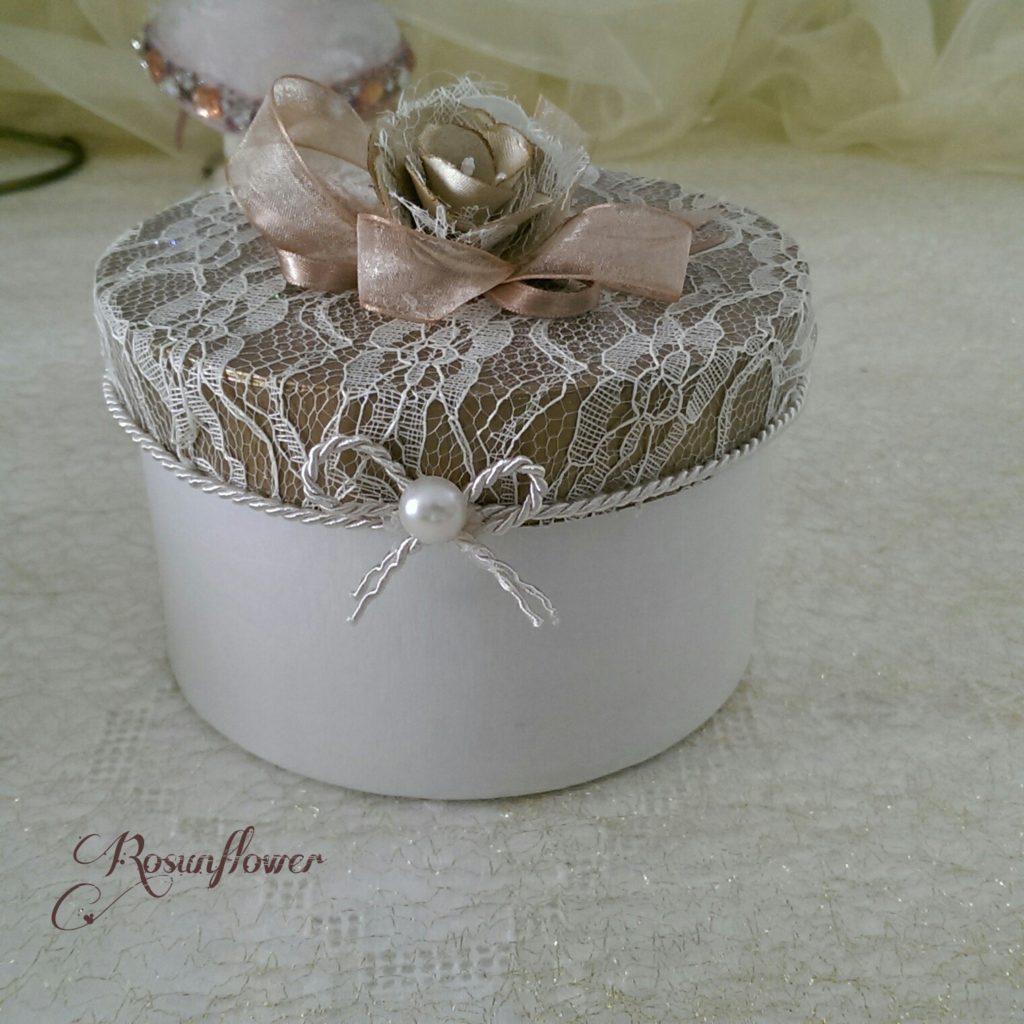 Scatola portagioielli decorata bronzo e avorio