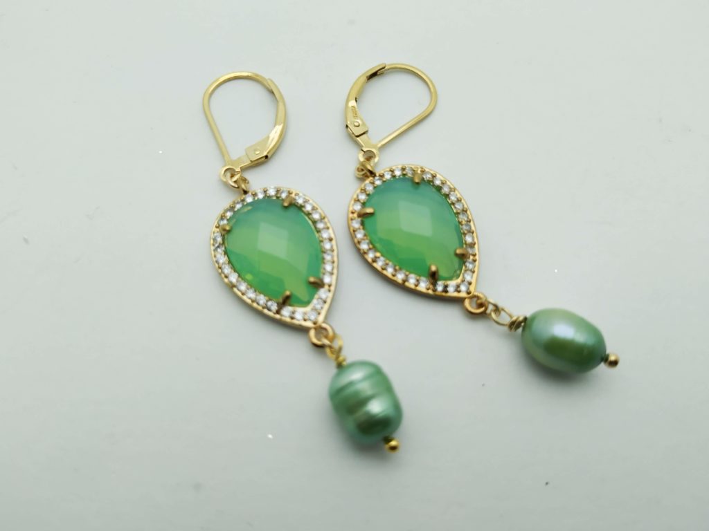 orecchini verde