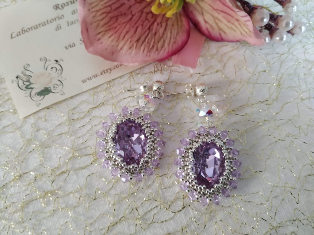 orecchini lilla